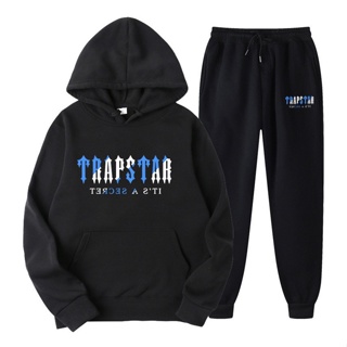 ภาพหน้าปกสินค้าTrapstar ชุดวอร์ม แบรนด์ พิมพ์ ชุดกีฬา ผู้ชาย ผู้หญิง 18 สี อบอุ่น ชุดสองชิ้น เสื้อกันหนาว มีฮู้ด หลวม + กางเกง ชุดเสื้อกันหนาว เสื้อฮู้ด วิ่งจ๊อกกิ้ง ที่เกี่ยวข้อง