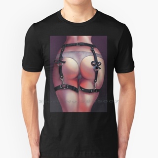 [S-5XL]Bondage Lingiri Female Body Ass T Shirt 100% Cotton Bondage Lingiri Female Ass Belts Bdsm Pumped Up Athletic_36