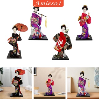 [Amleso1] ฟิกเกอร์ตุ๊กตาญี่ปุ่น Geisha ขนาด 12 นิ้ว สําหรับตกแต่งบ้าน