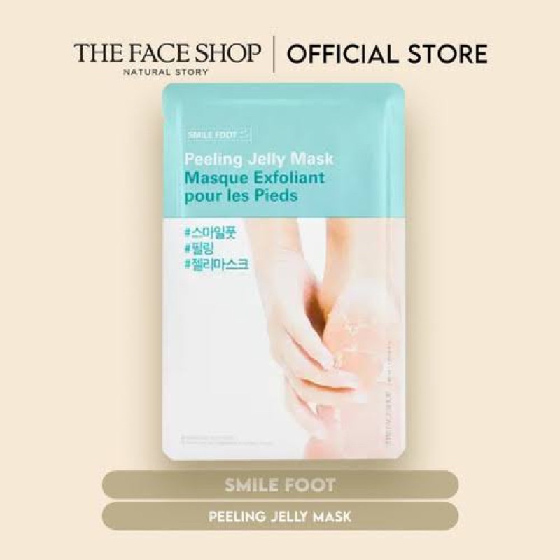 [ THE FACE SHOP ] SMILE FOOT PEELING JELLY MASK Shopee Thailand