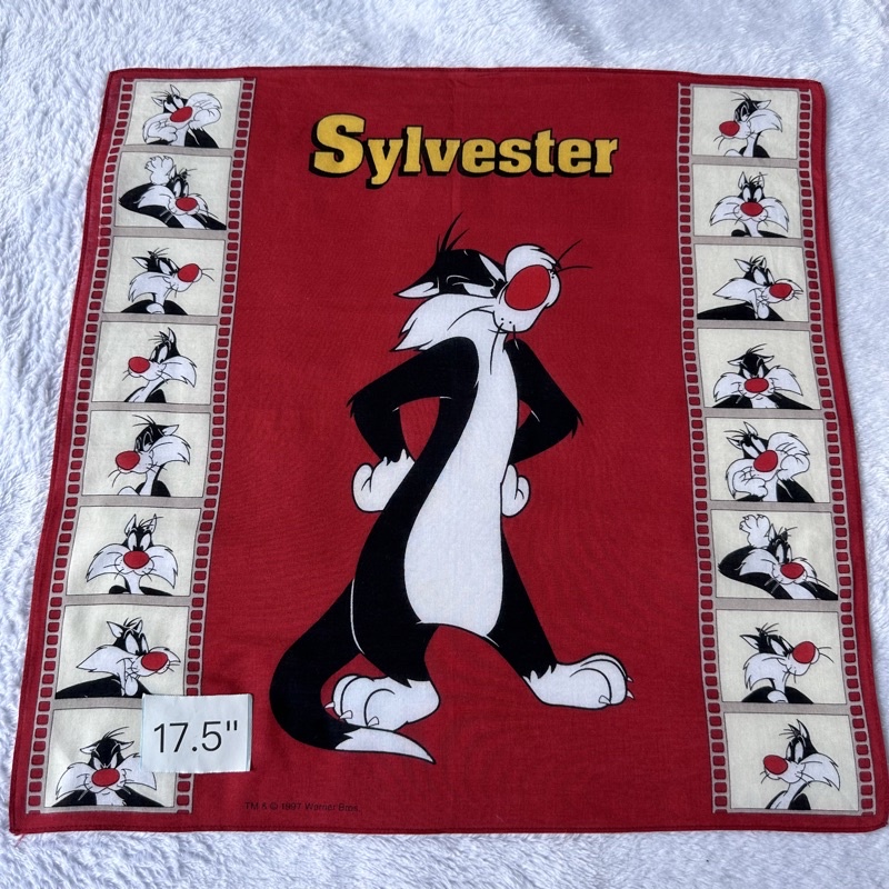 sylvester-ผ้าเช็ดหน้า-ซิลเวสเตอร์-ลูนี่ตูนส์