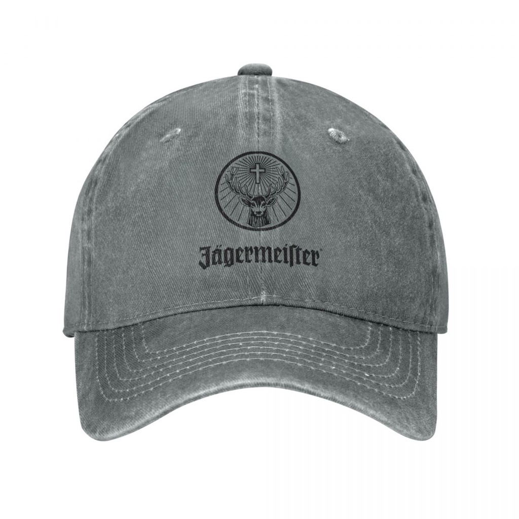 jagermeister-พร้อมส่ง-หมวกเบสบอล-ผ้าฝ้าย-100-ผ้ายีน-ลายโลโก้-jagermeister-ปรับขนาดได้-สําหรับผู้ชาย-และผู้หญิง