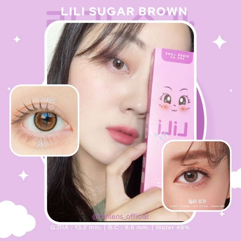 fenlens-sisse-lens-รุ่น-lili-สี-sugar-brown-รองรับสายตาปกติ-ถึง-10-00-เลนส์รายวัน