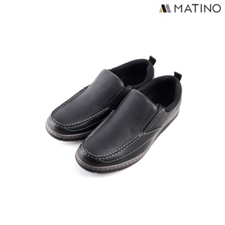 ภาพขนาดย่อของภาพหน้าปกสินค้าMATINO SHOES รองเท้าหนังชาย รุ่น MC/S 7806 - BLACK/BROWN จากร้าน matinoshoes บน Shopee