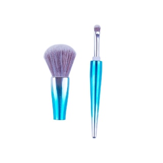 Nee Cara 2-Tone Blush Brush &amp; Eyeshadow Brush #N753 : neecara นีคาร่า แปรงปัดแก้มขนนุ่ม   alyst