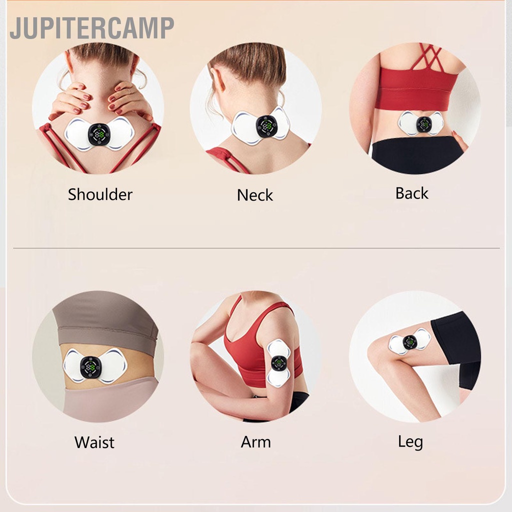 bjupitercamp-แผ่นแปะคอไฟฟ้า-บรรเทาความเมื่อยล้า-ส่งเสริมการไหลเวียน-ผ่อนคลาย-นวดคอ