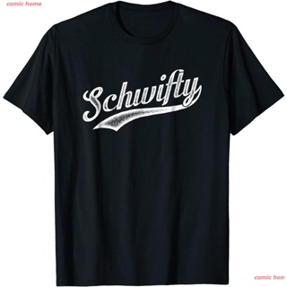 2022 Mademark X Rick And Morty - Rick And Morty Fan Art Team Schwifty T-Shirt เสื้อยืด ดพิมพ์ลาย ดผ้าเด้ง คอกลม cot_56