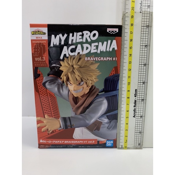 Figurine My Hero Academia - Katsuki Bakugo, Bravegraph Vol. 3 Par Banpresto