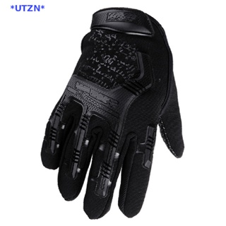 ภาพหน้าปกสินค้าUTZN> Tactical Military Gloves Soldier Combat Anti-Skid Bicycle Full Finger Gloves new ที่เกี่ยวข้อง