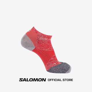 สินค้า SALOMON SPEED SUPPORT SOCKS สี HIBISCUS-DUBARRY ถุงเท้า Unisex ถุงเท้ากีฬา Trail Running วิ่งเทรล