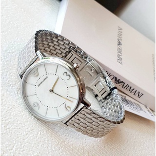 💚แท้💯 พร้อมส่ง💚นาฬิกาข้อมือผู้หญิง ขนาด 32 มม. Emporio Armani Womens Two-Hand Stainless Steel Watch AR2507