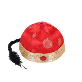 ภาพขนาดย่อของภาพหน้าปกสินค้าหมวกตรุษจีนเด็ก หมวกตรุษจีนผู้ใหญ่ หมวกฮ่องเต้ หมวกราชวงศ์จีน หมวกขุนนางพร้อมส่ง จากร้าน trendstylelin บน Shopee