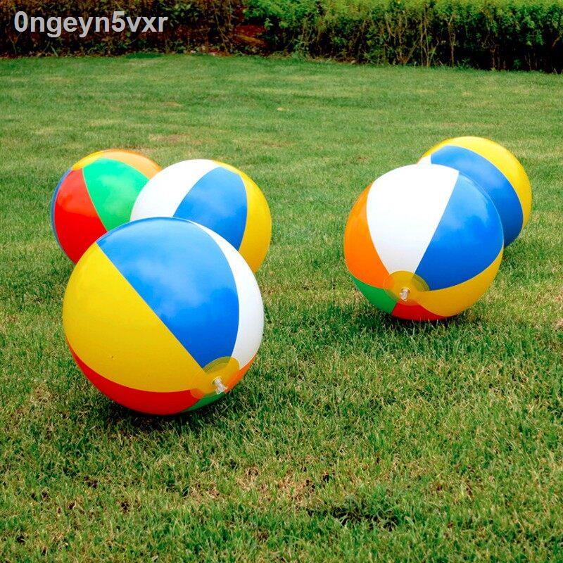 ลูกยางเป่าลม23ซม-สำหรับเด็ก-ลูกบอลเล่นในสระของเล่นลูกบอลเล่นเกมว่ายน้ำสาดน้ำนิ่ม