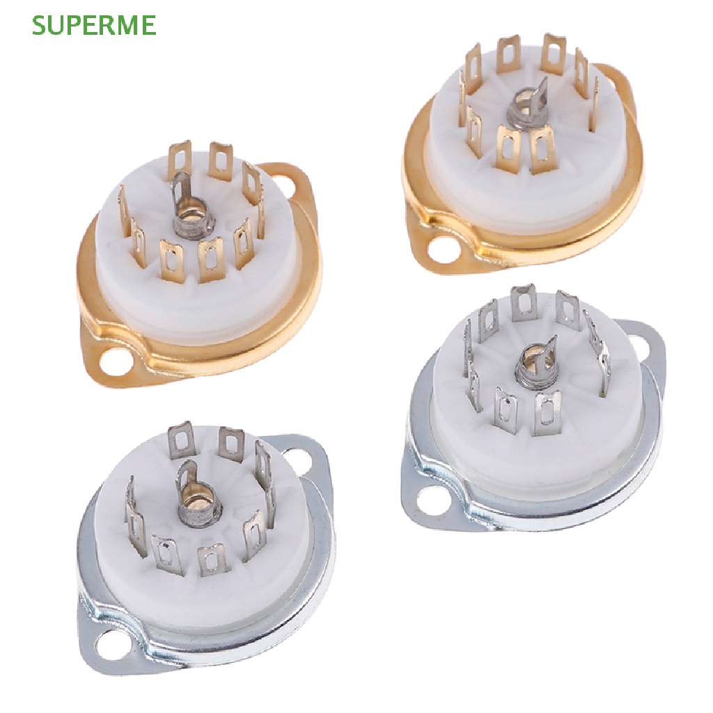 superme-ขายดี-ซ็อกเก็ตท่อเซรามิก-9-พิน-สําหรับ-el84-ecc82-6922-12ax7-1-ชิ้น