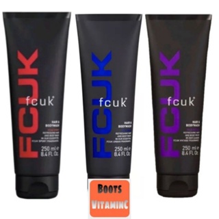 FCUK Hair & Bodywash for Men แชมพู ยาสระผม สบู่ หอม เหมือนกลิ่นน้ำหอม เอฟซียูเค แชมพู ครีมอาบน้ำ ของ ผู้ชาย จาก อังกฤษ