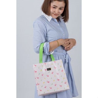 Tole Bag กระเป๋าผ้าแคนวาส กระเป๋าผ้าเคลือบกันน้ำ กระเป๋าถือ Size S