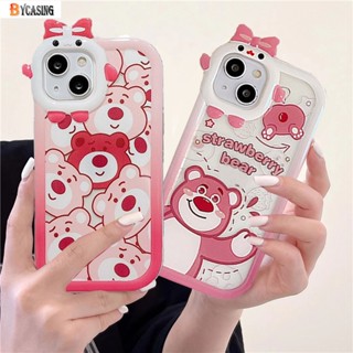 เคสโทรศัพท์มือถือ แบบนิ่ม ลายการ์ตูนหมี 3D ประดับโบว์ สําหรับ Redmi 10 Note 11 Pro Note 11S 10A 10C 9C 9A 10 9T 9 Note 10 5G 10s Note9 Note9S Note8 Poco X3 NFC M3 Pro