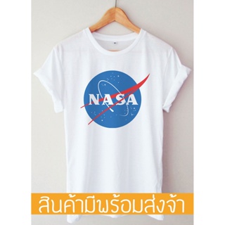 RkbC /เสื้อยืดผู้ชาย T-shirt NASA เสื้อยืดคอกลมผ้าฝ้าย !P-7_29