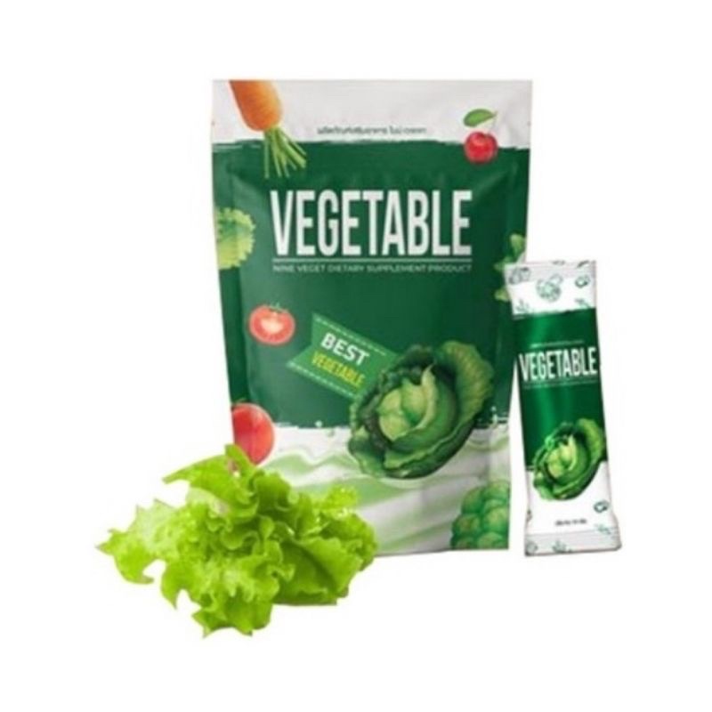 ภาพหน้าปกสินค้าNine Vegetable ดีท็อกซ์น้ำผักกลิ่นปีโป้ 25 ซอง จากร้าน moneypaopao บน Shopee