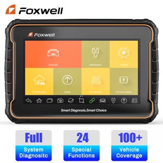 Foxwell GT60 OBD2 เครื่องสแกนเนอร์วินิจฉัยรถยนต์ ABS SRS DPF 24 แบบมืออาชีพ