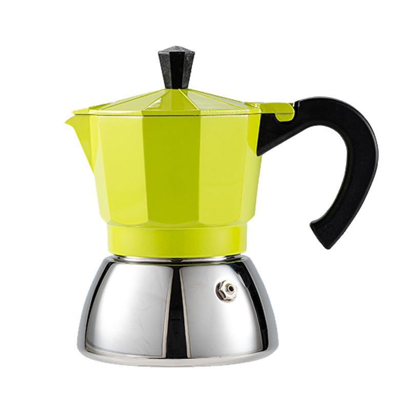 สีเขียว-120-ml-เครื่องชงกาแฟ-กาต้มกาแฟ-มอคค่าพอท-ฐานสแตนเลส
