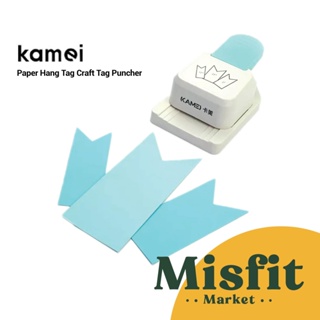 Kamei ป้ายแท็กกระดาษ ทรงกลม สําหรับเจาะรูกระดาษ ของขวัญ