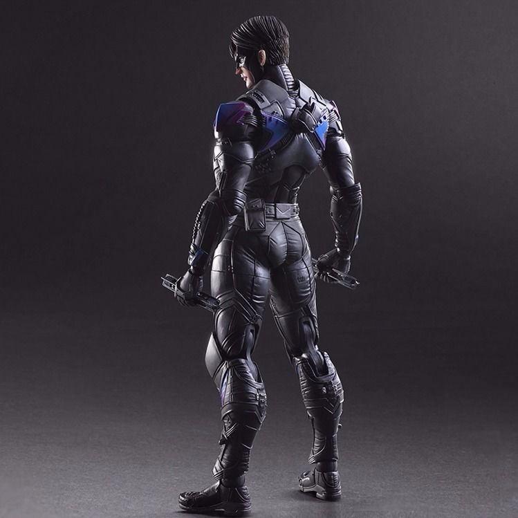 พร้อมส่ง-โมเดลฟิกเกอร์-playarts-to-dc-comic-series-batman-arkham-knight-nightwing-สําหรับตกแต่ง