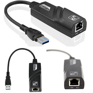 USB 3.0 to 10/100/1000 Mbps Gigabit RJ45 Ethernet LAN Network Adapter For PC Mac