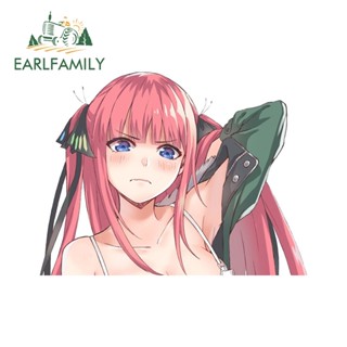 Earlfamily สติกเกอร์ไวนิล The Quintessential Quintuplets กันน้ํา สําหรับติดตกแต่งหน้าต่างรถยนต์ 13 ซม. x 9.9 ซม.