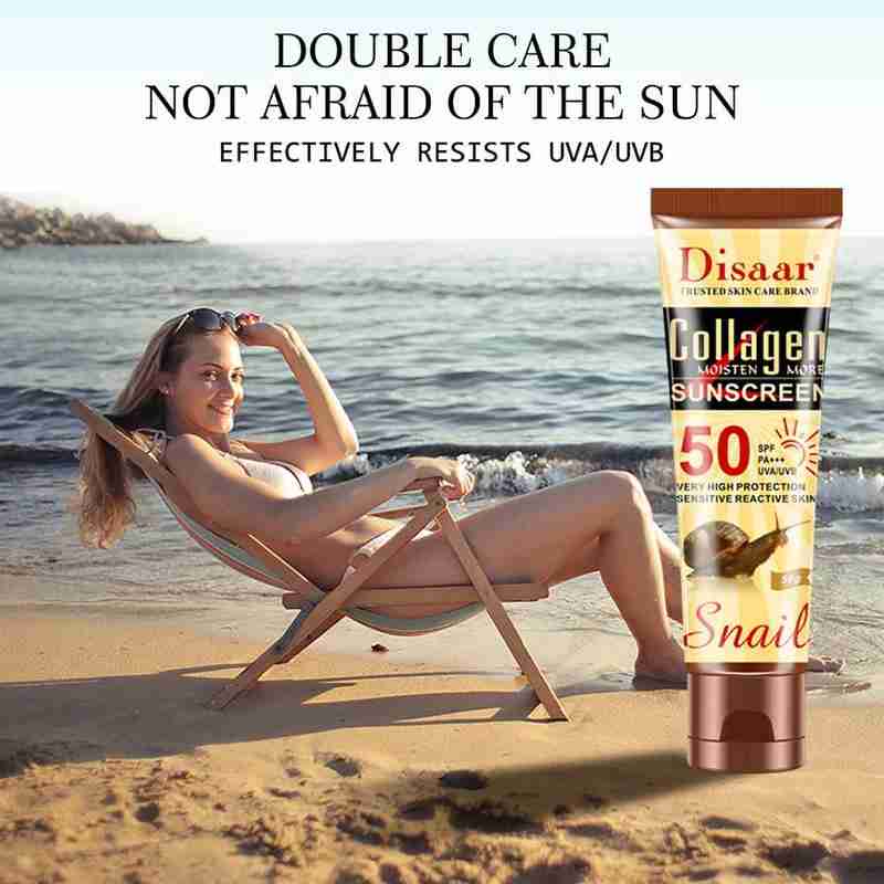 ส่งด่วน-ของแท้-ราคาถูก-disaar-collagen-sunscreen-ครีมกันแดด-ครีมรองพื้น-spf-50-ซึมไว-ไม่มันไม่อุดตัน-กันน้ำ