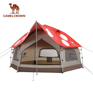 ภาพหน้าปกสินค้าCAMEL CROWN เต็นท์ตั้งแคมป์ 4 ~ 5 คนกันฝนและแดดเต็นท์เห็ด ซึ่งคุณอาจชอบราคาและรีวิวของสินค้านี้