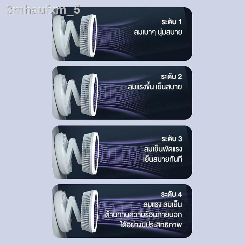 iwachi-พัดลมตั้งโต๊ะ-พัดลมโคมไฟ-2in1-ชาร์จusb-ปรับแรงลมได้-4ระดับ-ปรับความสว่างแสงไฟได้-แขวนผนัง-พับเก็บได้-พัดลม-พัดลมพ