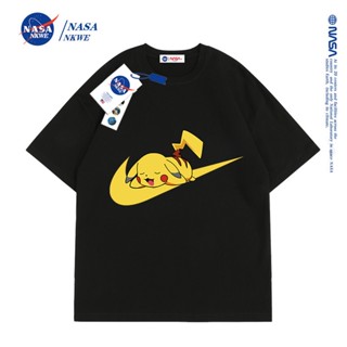 2023 เว็บไซต์ทางการ NASA เสื้อยืดแขนสั้น พิมพ์ลายปิกาจู แฟชั่นฤดูร้อน สําหรับผู้หญิง_22