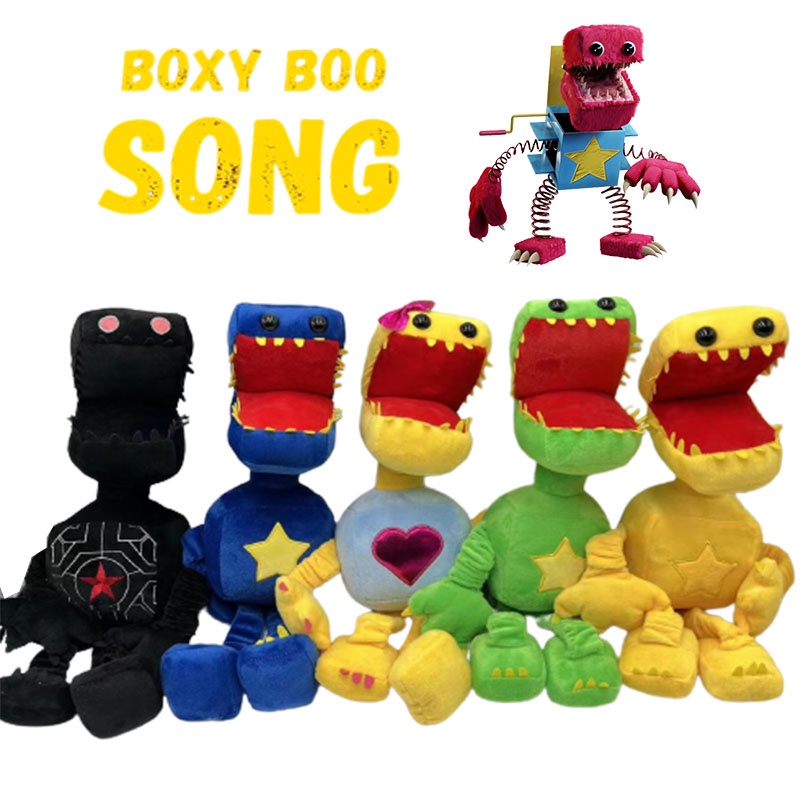 ใหม่-boxy-boo-ตุ๊กตาหุ่นยนต์-เกมการ์ตูน-สีแดง-ของขวัญวันหยุด-สําหรับเด็ก