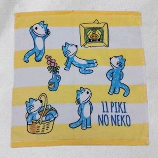 ผ้าขนหนูอาบน้ํา ทรงสี่เหลี่ยม ลายแมว No Neko ️ 11 ตัว 11 ชิ้น