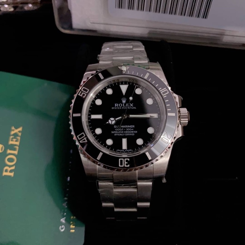 นาฬิกา-rolex-submarine-swiss-1-1-ew-v2-เน้นใส่สลับแท้ครับ-งานสวยมากๆครับ