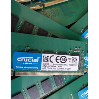 แรมพีชี Crucial RAM 4GB DDR4 2400MHz CL17 Memoria Portátil CT4G4DFS824A  ประกัน L-T