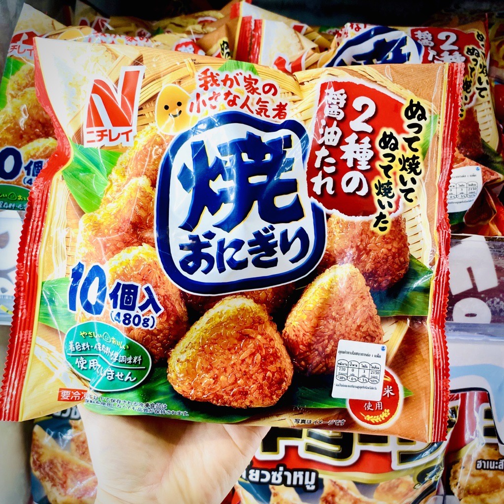 ยากิ-โอนิกิริ-ข้าวปั้นปรุงรสย่างเเช่เเข็ง-yaki-onigiri-nichirei-brand