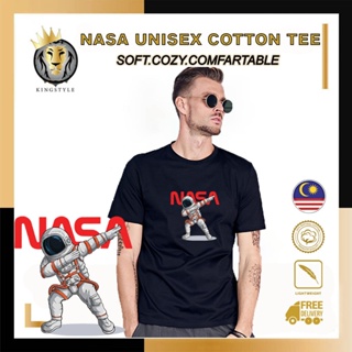 เสื้อคู่วินเทจ - 🔥PromosiMurah🔥NASA07เสื้อยืด100%ผ้าฝ้ายUnisexผู้ชายผู้หญิงคอกลมแขนสั้นBajuLelaki_30