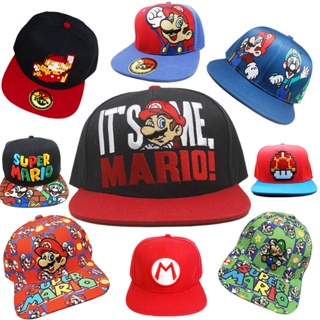 Hot Super Mario Luigi Baseball Trucker Hat Cap Adjustable Hip Hop Embroidery Cap Kids Adults Fan Birthday Xmas Gifts
