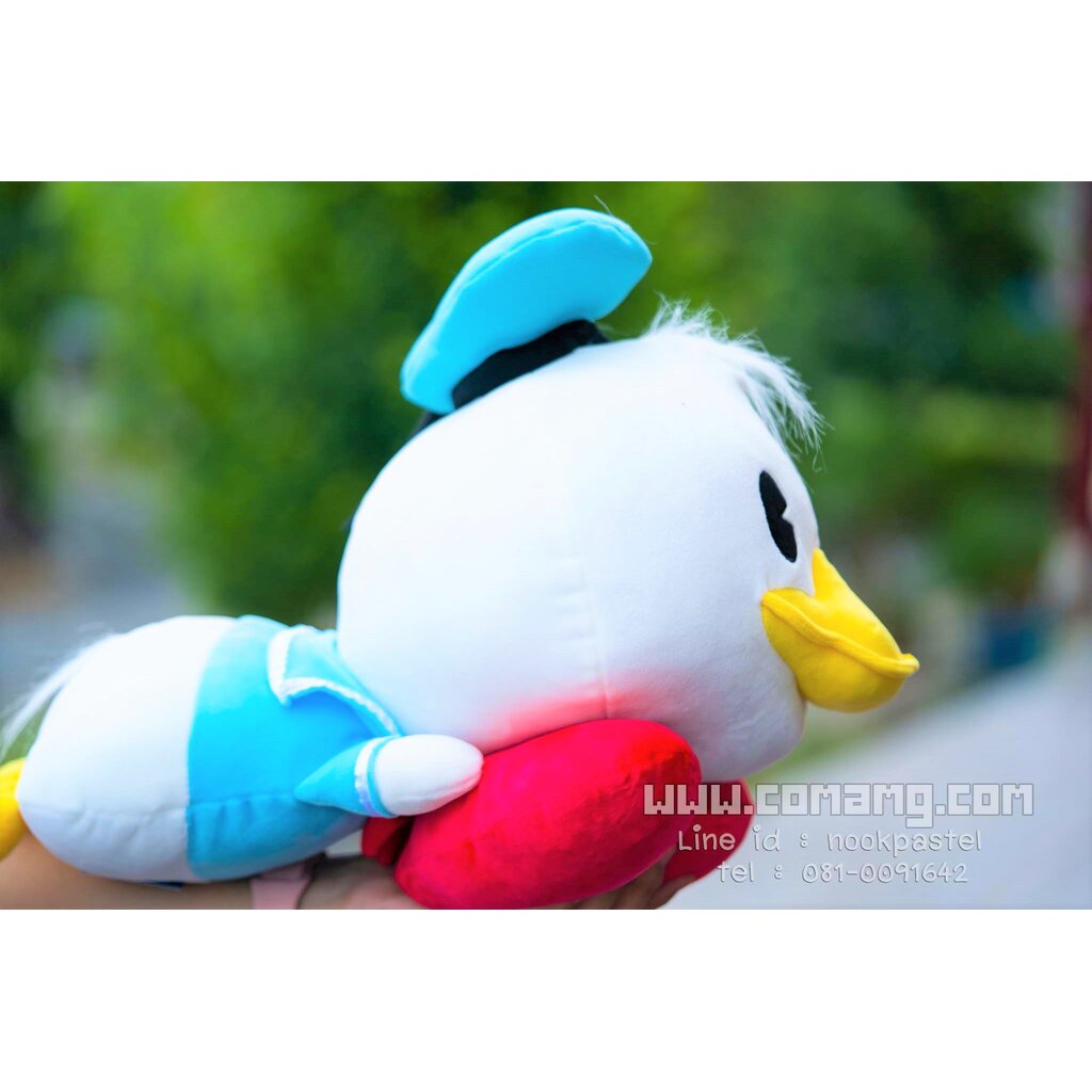 ตุ๊กตา-donald-duck-เป็ดโดนัลดั๊กกอดหัวใจ-ลิขสิทธิ์แท้