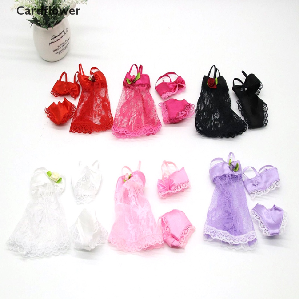 lt-cardflower-gt-3pcs-set-pajamas-clothing-homewear-accessories-clothes-for-30cm-doll-on-sale