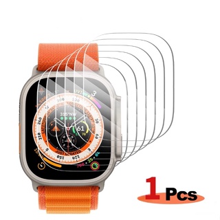 ภาพหน้าปกสินค้าฟิล์มไฮโดรเจลนิ่ม กันรอยหน้าจอ สําหรับ Apple Watch Mini Smartwatch ultra 8 7 6 se 5 4 3 2 1 ที่เกี่ยวข้อง