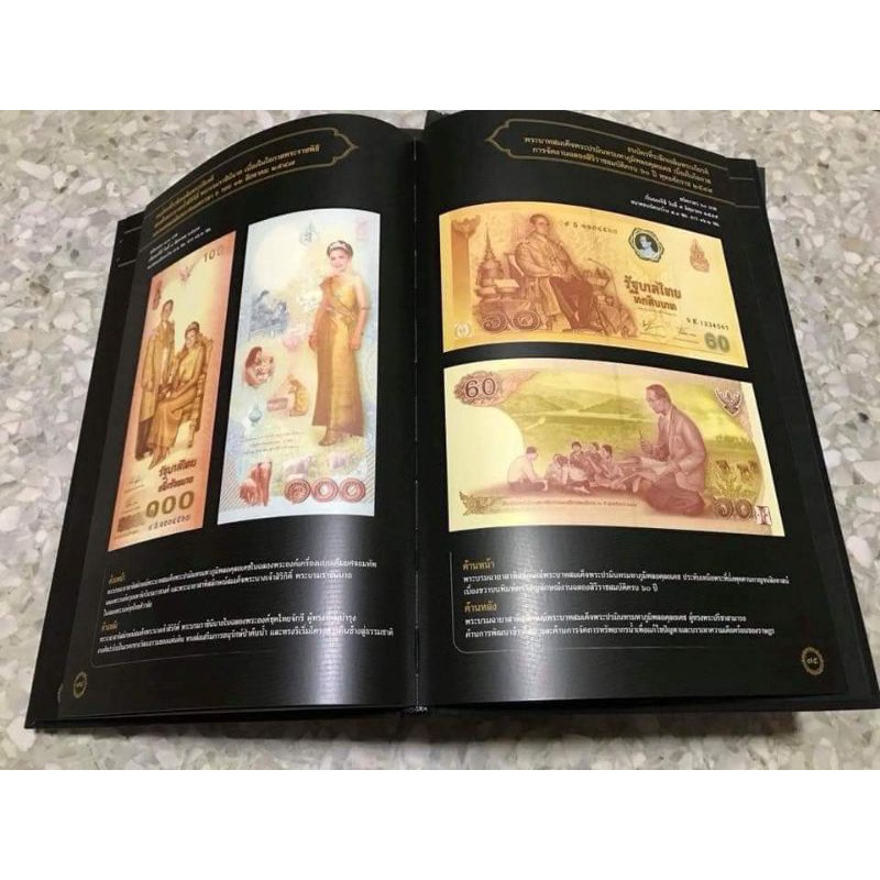 หนังสือสือธนบัตร-รัชกาลที่9-ปกแข็ง-ธนบัตรไทย-หนังสือธนบัตรไทย-หนังสือแบงค์ไทย