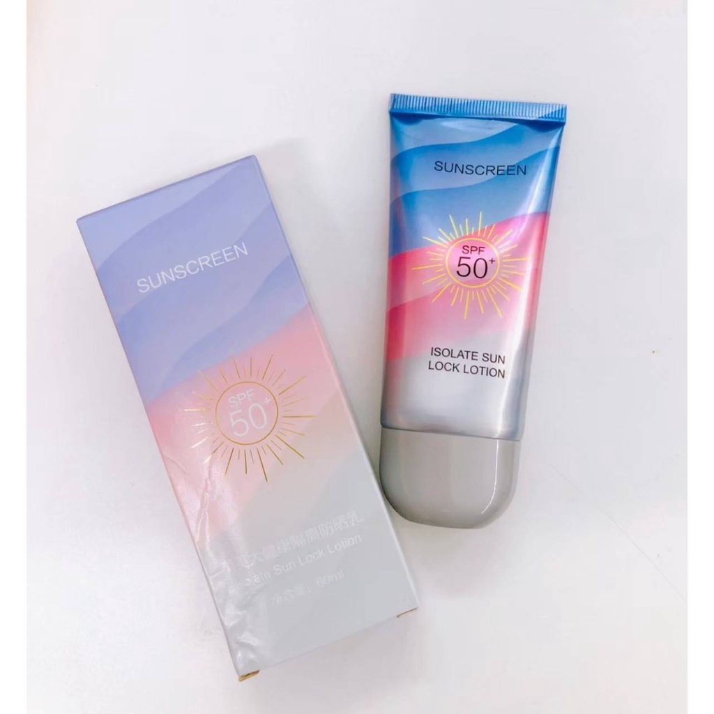 โทนอัพกันแดดหน้าใส Sun lsolate Lotion Spf 50+++ สีม่วง #กันแดดหน้าน้ำนม ...