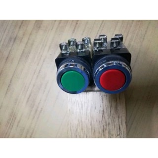 PUSH BUTTONสีเขียวกดเปิด, สีแดงกดปิด