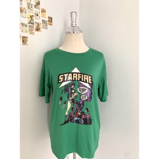 เสื้อยืดSTARFIREเขียว