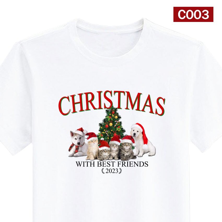 เสื้อยืด-สกรีน-merry-christmas-คริสต์มาส-เสื้อปีใหม่-สีขาว-เสื้อผ้าหนา-นุ่ม-ใส่สบาย-ได้ทั้งผู้ชาย-และผู้หญิง-no-0241-kc