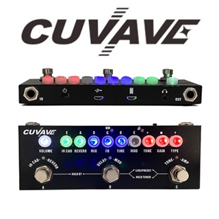 Cuvave CUBE BABY แป้นเหยียบเอฟเฟคกีตาร์ไฟฟ้า แบบพกพา อเนกประสงค์ พร้อมเครื่องเล่นเพลงไร้สาย