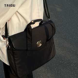 TAIDU กระเป๋าแล็ปท็อป สามารถสะพายข้างได้ 14 นิ้ว 16 นิ้ว ความจุขนาดใหญ่ ป้องกันการกระแทก